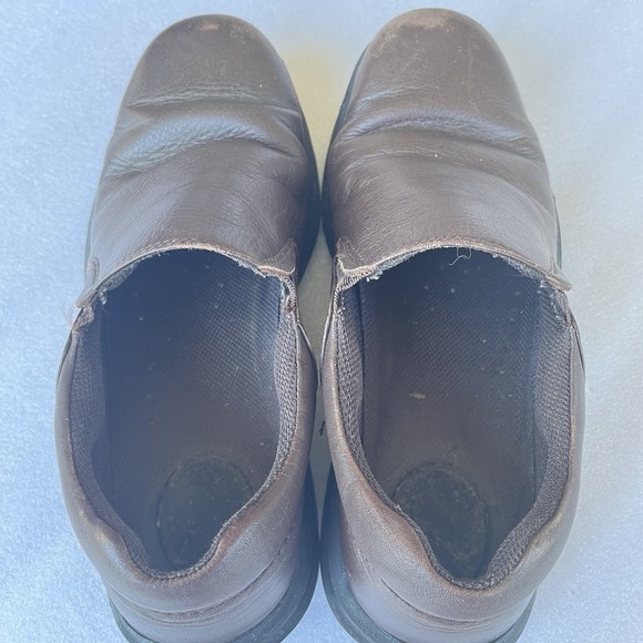 Wonderlite Brown Leather Cushioned Vented Men's Supportive Shoes Walter Style 9W - Picture 5 of 8